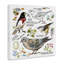 Art mural sur toile, "Bird regardant" par Jane Maday-735694080