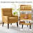 High-Back Upholstered Polyester Accent Armchair for Living Room Bedroom-1458475693