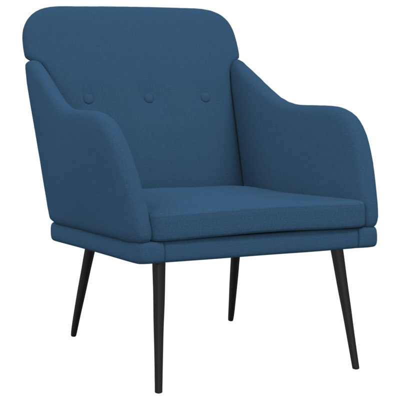 Upholstered Accent Chair, Blue