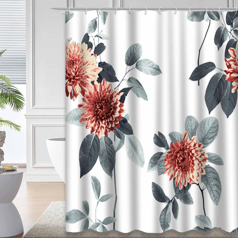 Rideau de douche Bouquets, L 72 po x l 84 po