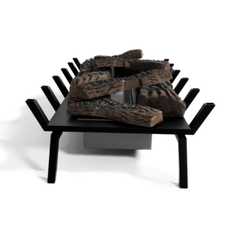 Watsontown George Oliver 76cm W Matte Black Bio-Ethanol Fireplace with 11266 BTU