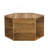 Hexagonal MDF coffee table, characteristic pattern stickers-169381591
