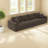 Compression Sofas, 102.4 Inch Corduroy Modern Cloud Couch for Home