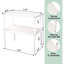 Cabinet Organizer Shelf(Set Of 2),Kitchen Counter Shelves,Bamboo Spice Rack Countertop And Cabinet,Stackable Expandable,Medium,(White)-573198474