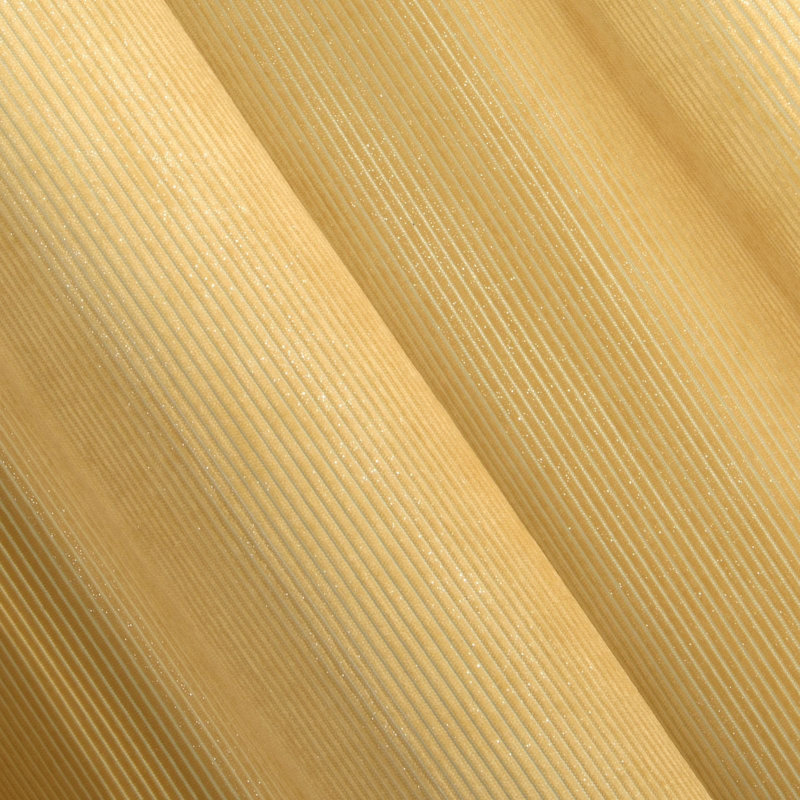 Gurucharan Eyelet Blackout Curtain, Mustard