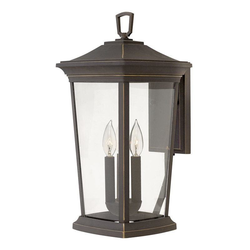 Bromley 3 - Light 19.25" H Outdoor Wall Lantern, Oil Rubbed Bronze