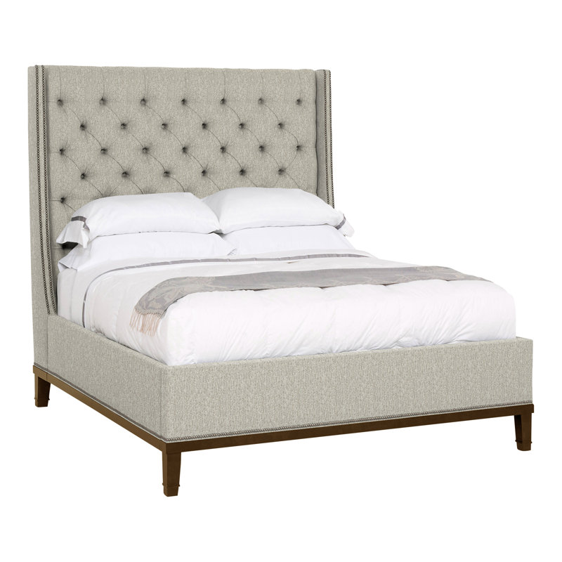 Michael Weiss Queen Upholstered Panel Bed, Havana, Ian Smoke, Yes