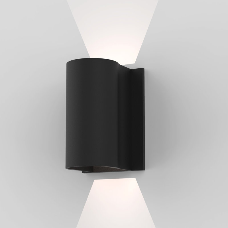Dunbar 1 - Light LED Outdoor Flush Mount, Textured Black