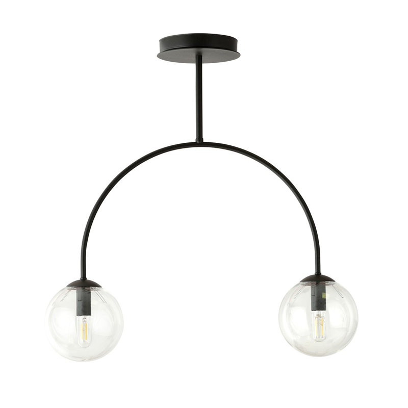 Averell 2 - Light Geometric Chandelier, Transparent