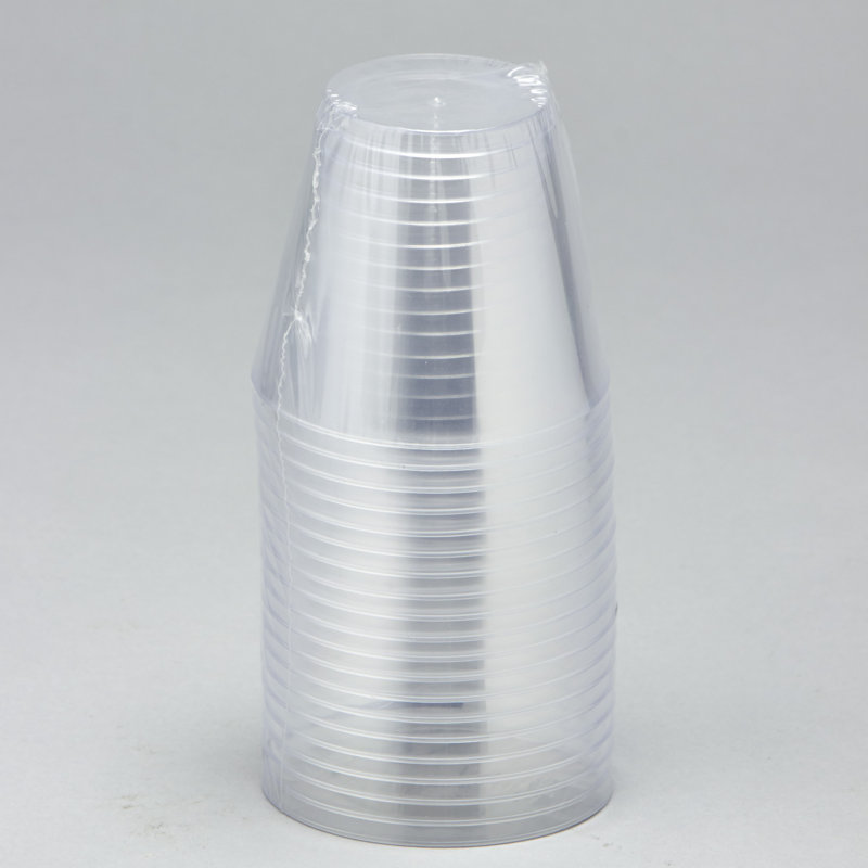 Tasse à dessert jetable en plastique