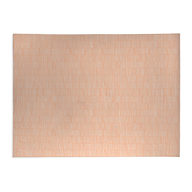 Tapis de bureau léger avec bibliothèque, L 5 pi x L 3 pi, Pêche