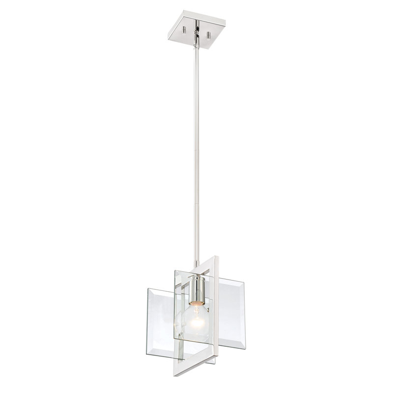 Arjunan 1 - Light Polished Nickel Single Pendant