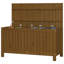 Ebern Designs Liggitt 115cm W 210L Water Resistant Pine Solid Wood Deck Box-1605645645
