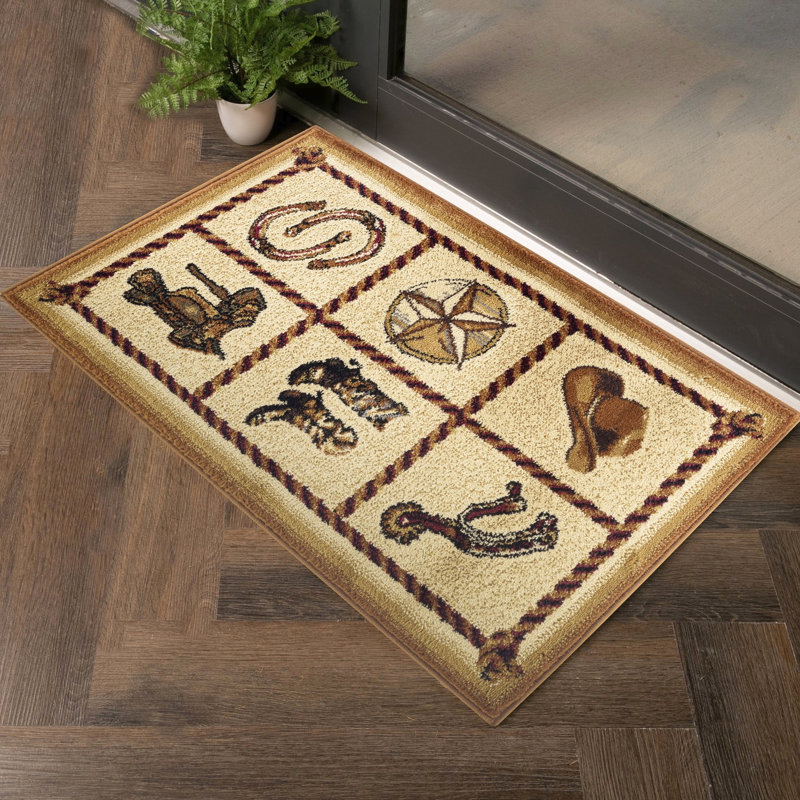 Area Rug In Beige - 2 Ft. 7 In. X 3 Tribes Gcyls4010 And Low Maintenance Stain 100% Polypropylene With Jute Backing Made Turkey Soft Ideal For Living Spaces Backed Turkish Craftsmanship