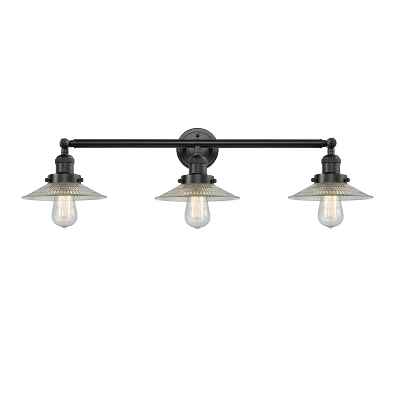 Miramontes 3 - Light Vanity Light, Clear, Oil Rubbed Bronze