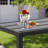 2 - Person Metal Patio Dining Set with Rectangular Table , Cushions Included-2072893128-2059788770