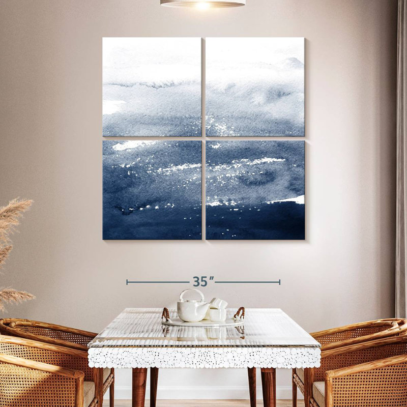 The Deep Blue, 45" H x 45" W