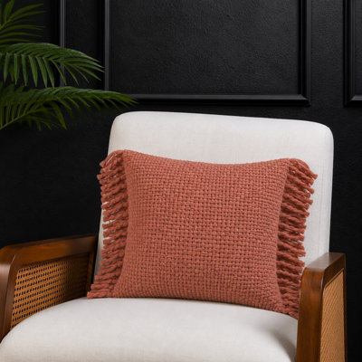 Coussin Chunky tissé - Coussin décoratif texturé avec duvet rembourré pour un décor de maison de campagne moderne, des espaces de vie confortables et un style de maison de tous les jours