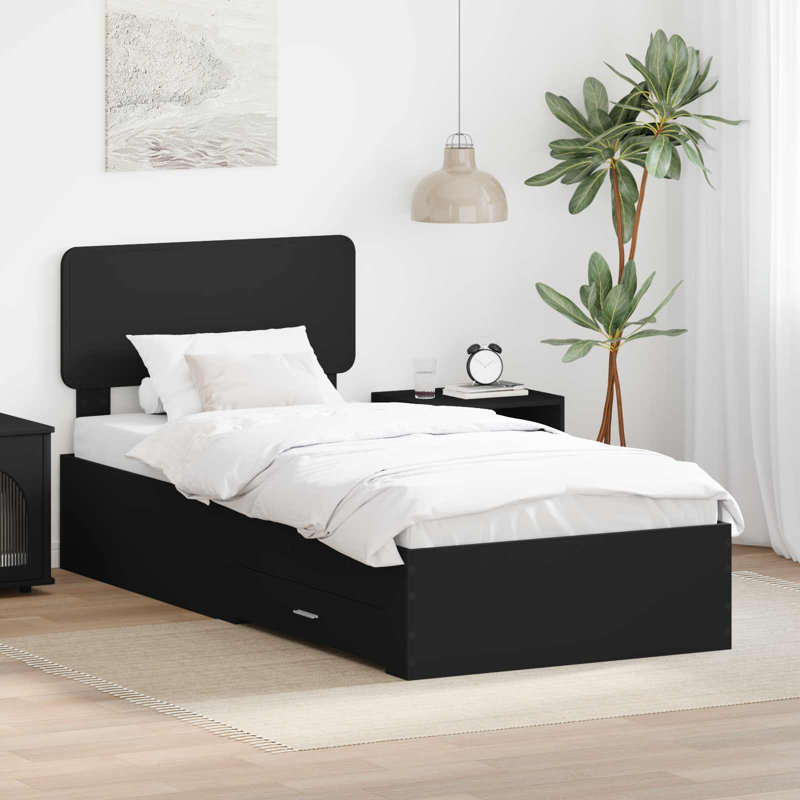 Bed, Single (3'), Black