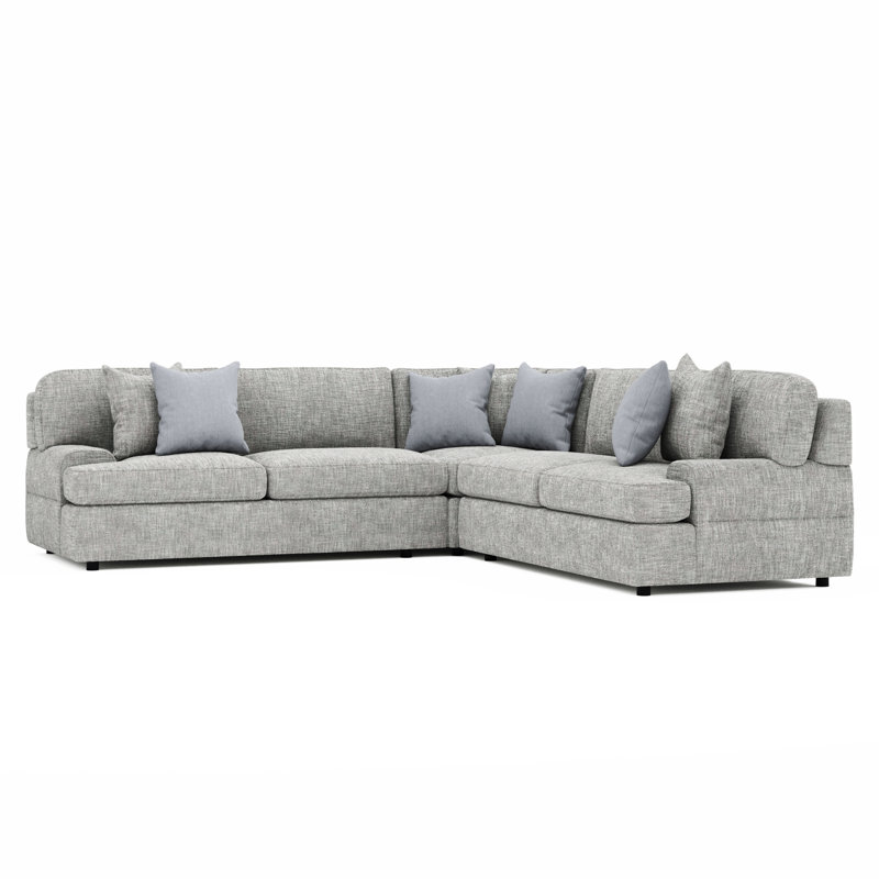 Serena Sectional, Symmetrical, 30.5" H x 111" W x 111" D