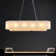 Alabaster Rectangular Chandelier L40 Inch(Dimmable Bulbs Include)