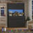 🎨💡Color Your Kitchen: 8-Door Baker's Rack with Fully Adjustable Smart LED Lights & Charging Station-188885955