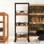 12 po Vitrine en bois pour boulanger, épicerie ou café