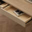 Bureau rectangulaire en bois manufacturé brun-1424688555