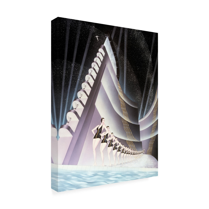 Aquacade par Robert Hoppe, H 19 po x l 14 po x P 2 po