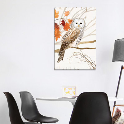 Harvest Owl I by Victoria Borges - Wrapped Canvas Gallery-Wrapped Canvas Giclée