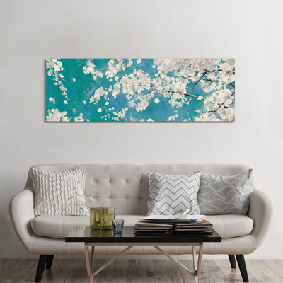 Osaka Blue I by Asia Jensen - Wrapped Canvas Panoramic Print
