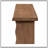 Wood Bench with sturdy legs