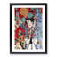 Floral Robes by Toyohara Kunichika - Framed Print-55620869-55620870