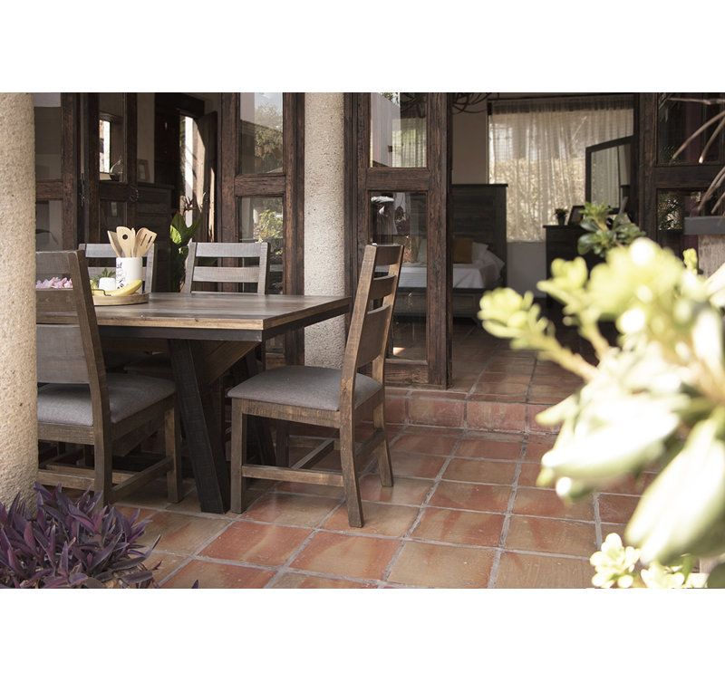 Deeone Pine Solid Wood Dining Table