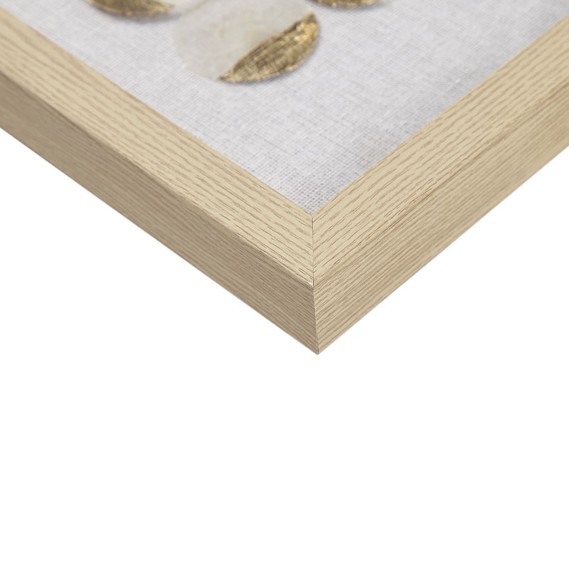 Corrigan Studio Ritter 2-Piece Capiz Shell And Gold Foil Shadowbox Wall Decor