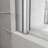 55"-60" W X 60" H Reversible Installation Double Bypass Sliding Shower Door Aluminium Alloy Frame Bathtub,1/4"(6MM) Tempered Glass With Nano Explosion-Proof Membrance,Easy Installation-123404599