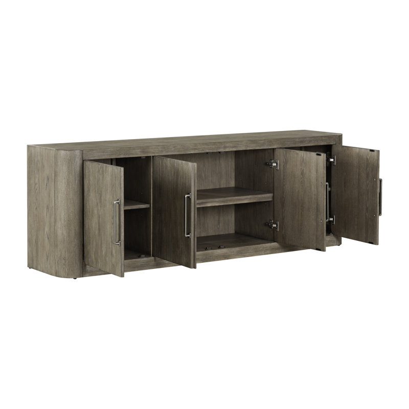 Console télé 82 pouces avec tablettes réglables