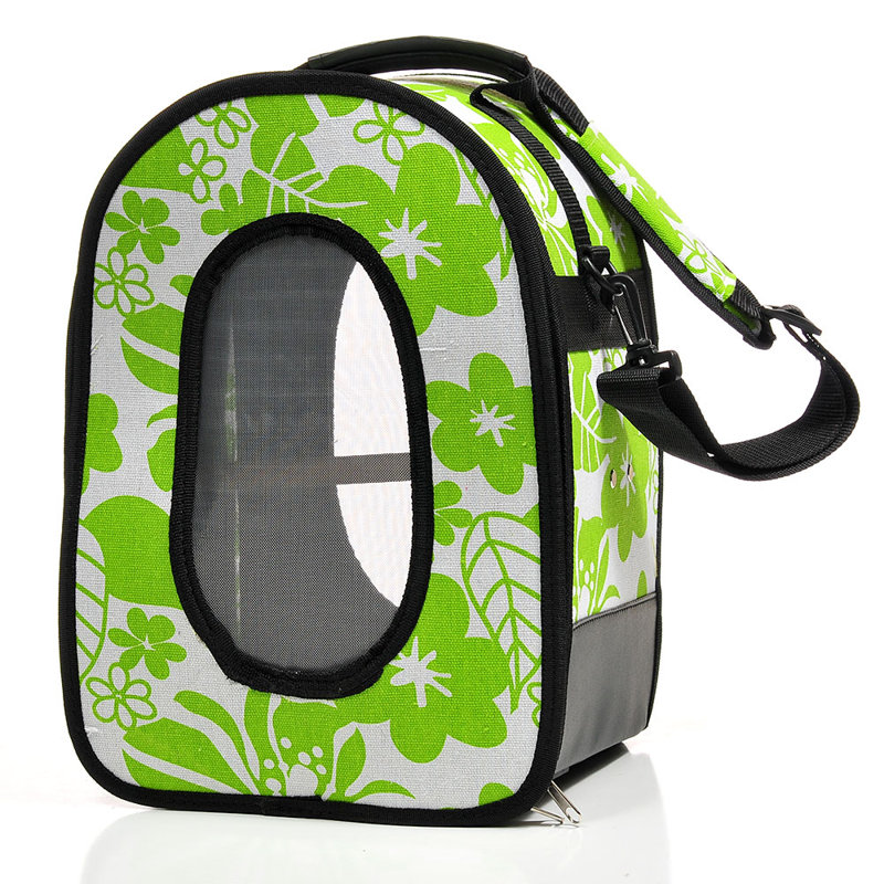 Sac de transport pour animaux Medellin, Grand (H 14 po x l 9 po x P 19 po), Vert