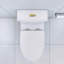 Toilette allongée une pièce - blanc