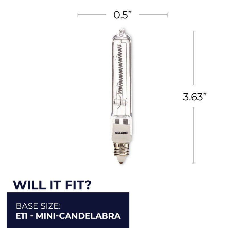 Ampoule halogène 500W à intensité variable E11
