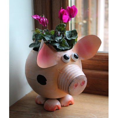 Asmaa Metal Statue Planter