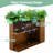 Metal Planters Box– Rectangular Large Brown Planter for Outdoor Plants and Garden Use,Sleek Planter Box with Drainage Holes ,Vegetables and Flowers-438762007-438762095