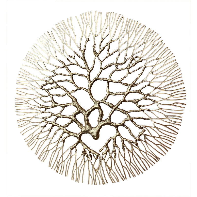 Glam Abstract Wall Decor, 20.6'' H x 20.6'' W