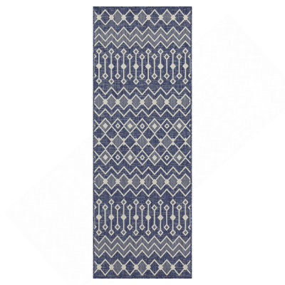 Blue Indoor/Outdoor Area Rug