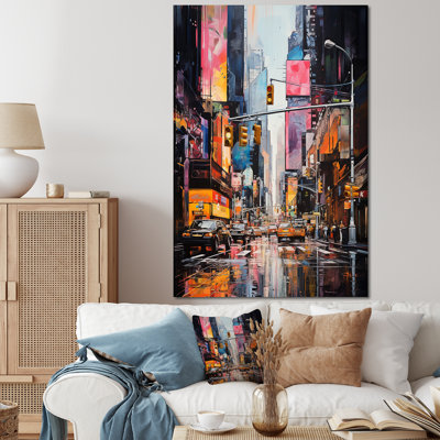 New York City Time Square Lights IV - New York City Wall Art