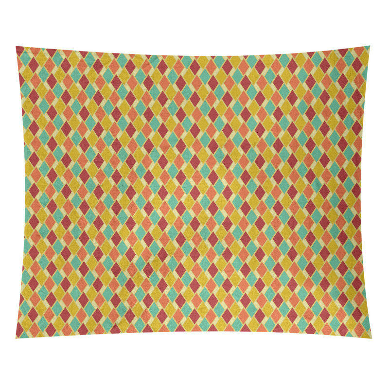 Tapisserie elizabeth rétro en losanges rétro katelyn Avicia, H 71 po x l 83,5 po, Intérieur