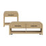Brislington 2PC Occasional Table Set in Natural-Coffee Table & End Table