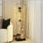 Tempered Glass Display And Storage Cabinet With Bluetooth LED Light, Lock, And Versatile Use For Home And Office