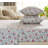 100% Cotton Bedding Printed Sheets Set For Queen Size Bed Up To 14" Deep Mattress, Country Rustic Floral Pattern Bedlinen Sets