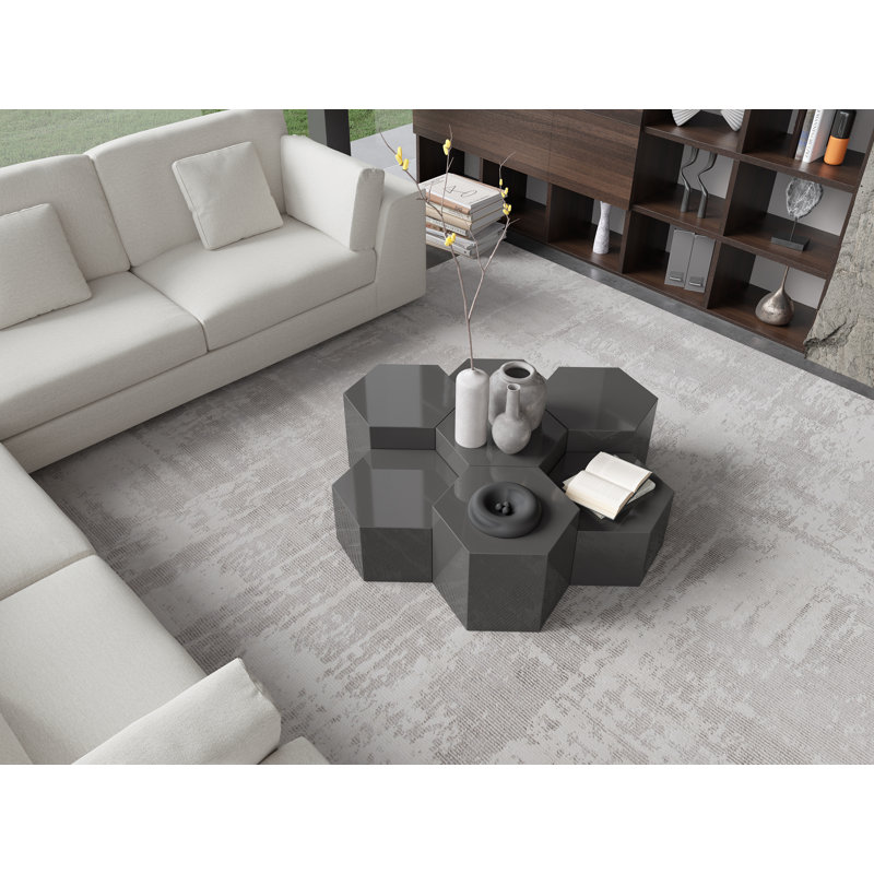 Ensemble de canapé modulaire Perry 01, Tissu craie